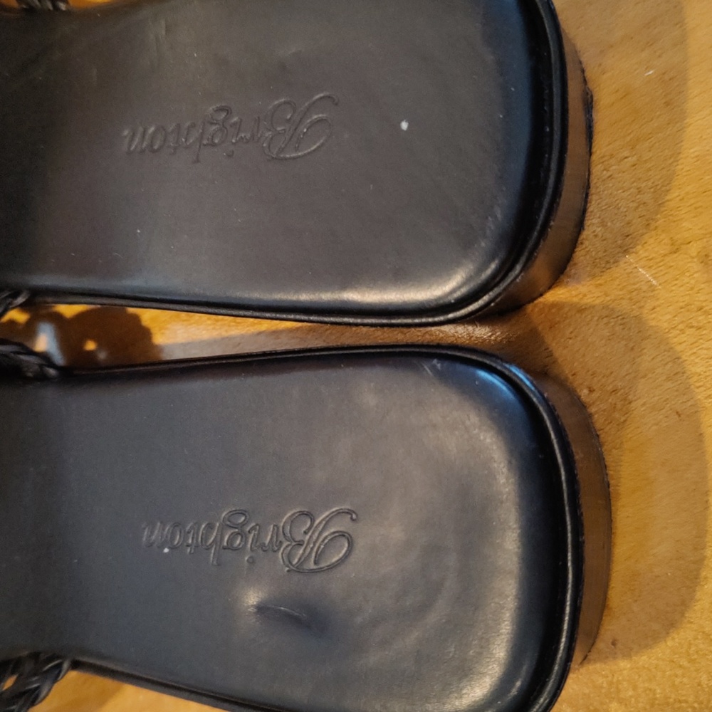 Brighton black sandals size 7 made in Brazil - Picture 8 of 12